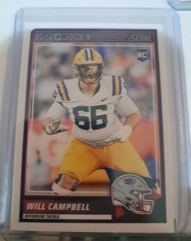2025 Panini Score #25 Will Campbell — front