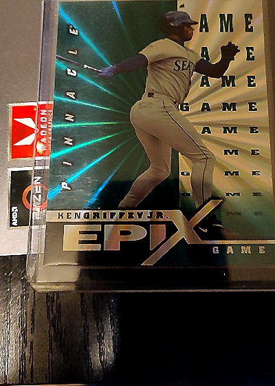 1997 Pinnacle Epix #E1 Ken Griffey Jr. — front
