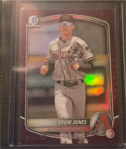 2025 Bowman Chrome Prospects #BCP-138 Druw Jones — front