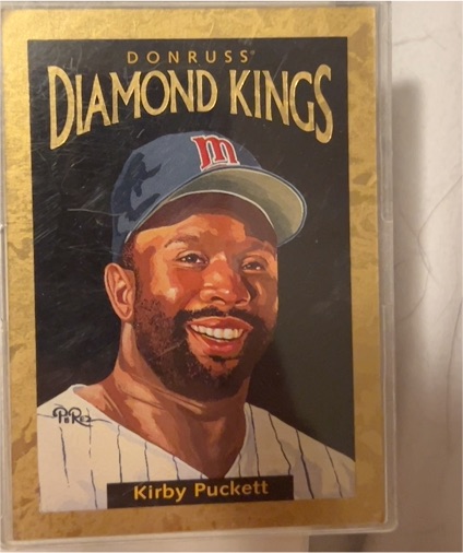1996 Donruss Diamond Kings #DK-22 Kirby Puckett — front