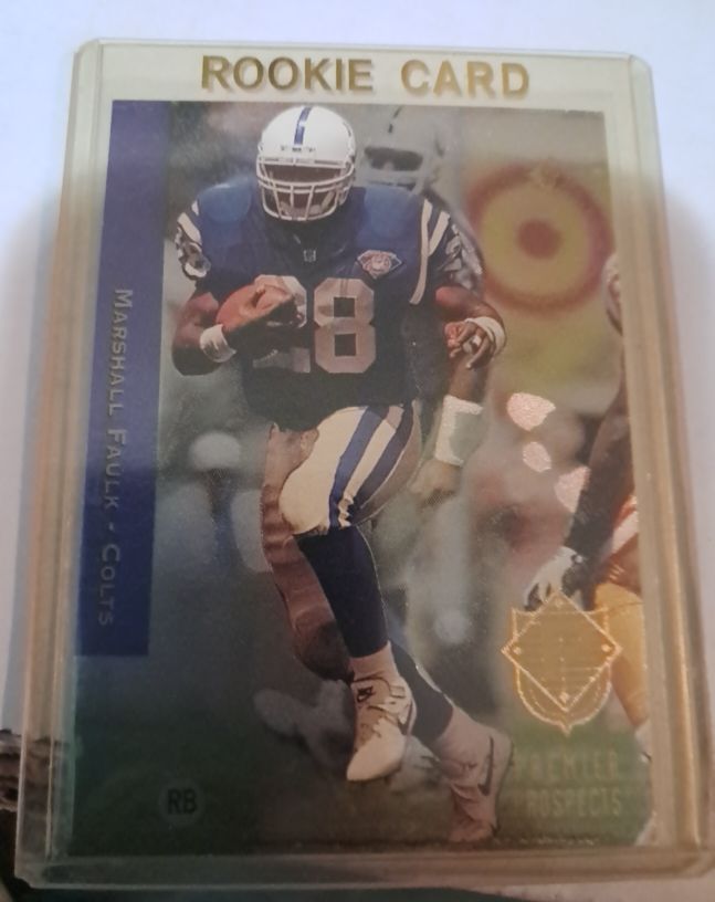 1994 Upper Deck SP #3 Marshall Faulk Rookie Card — front
