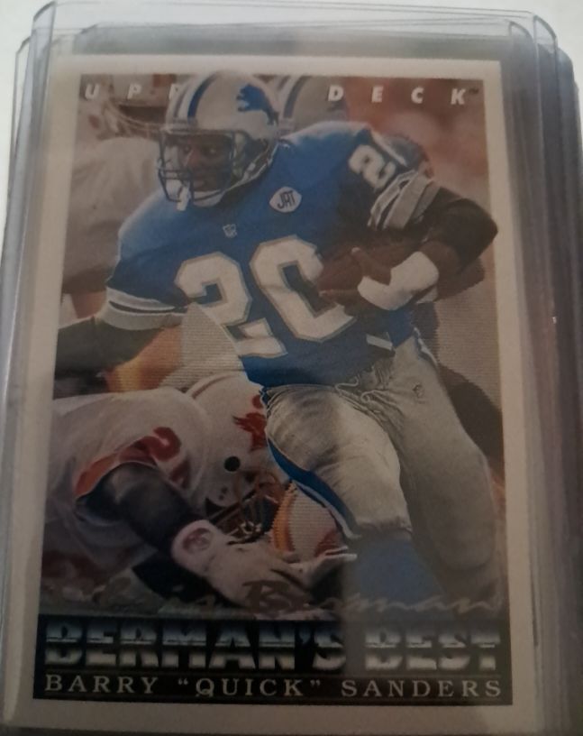 1993 Upper Deck #441 Barry Sanders Berman's Best — front