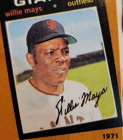 1971 Topps #600 Willie Mays — front