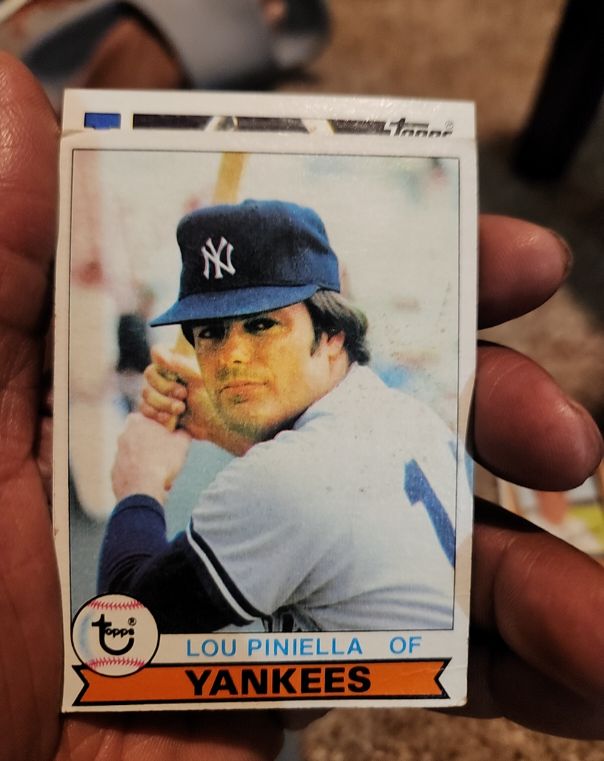 1979 Topps #648 Lou Piniella New York Yankees — front