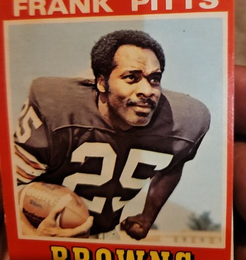 1974 Wonder Bread All-Star Series #18 Frank Pitts Browns — front