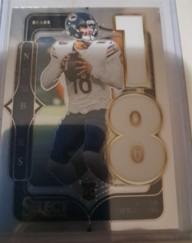 2024 Panini Select Select Numbers #18 Justin Fields — front