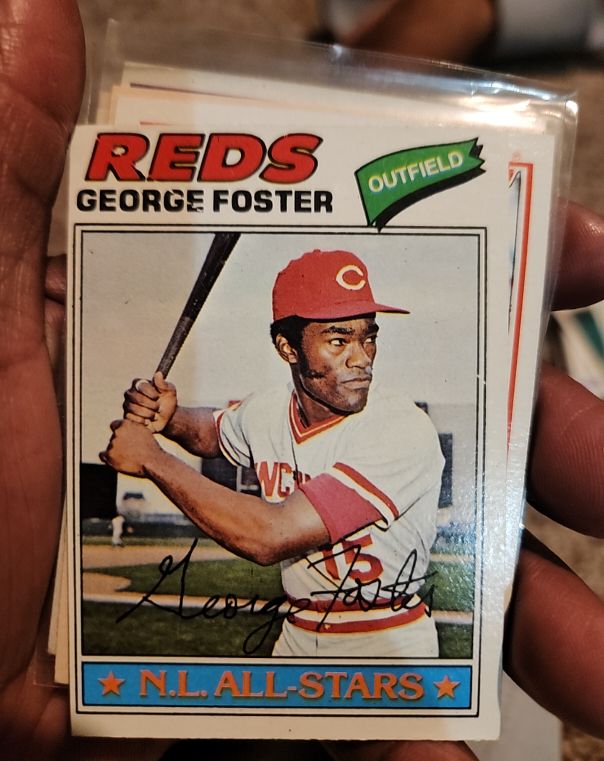 1977 Topps #347 George Foster — front