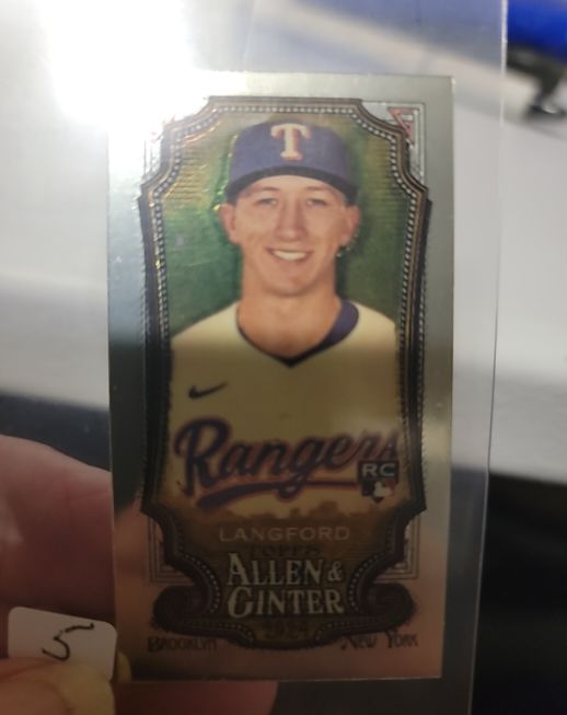 2024 Topps Allen & Ginter #278 Wyatt Langford Mini RC — front