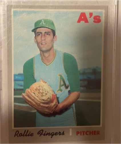 1970 Topps #502 Rollie Fingers — front