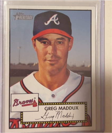 2001 Topps Heritage #49 Greg Maddux — front