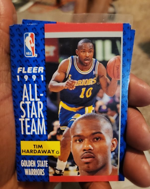 1991-92 Fleer #216 Tim Hardaway — front