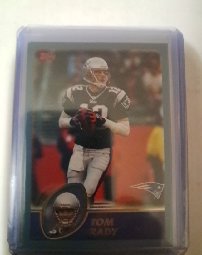 2003 Topps Football #258 Tom Brady — front