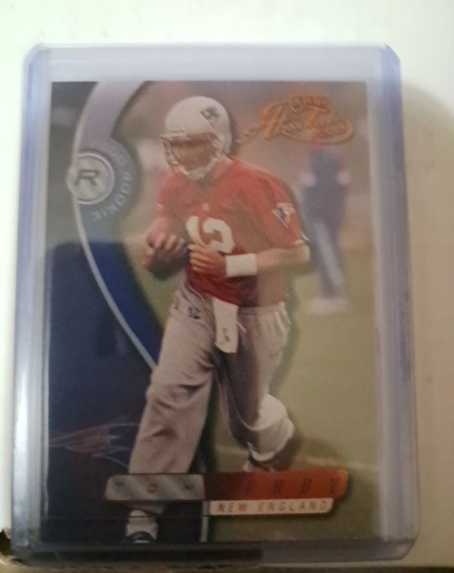 2000 Playoff Absolute #195 Tom Brady Rookie — front