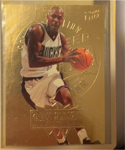 1995-96 Fleer Ultra #104 Glenn Robinson Gold Medallion — front