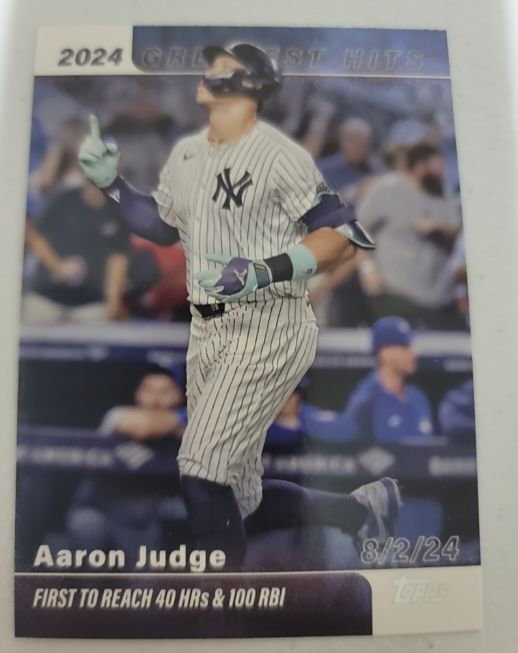 2025 Topps Series 1 #GH-1 Aaron Judge 2024 Greatest Hits — front