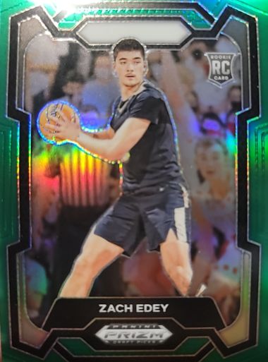 2024 Panini Prizm Draft Picks #1 Zach Edey — front
