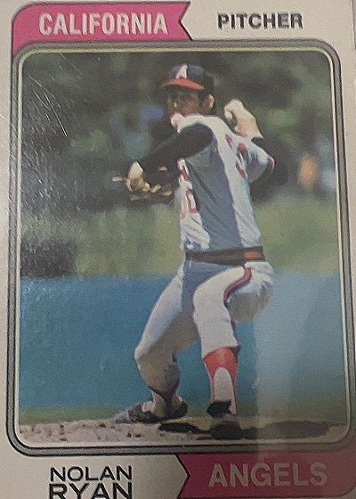 1974 Topps #20 Nolan Ryan California Angels — front