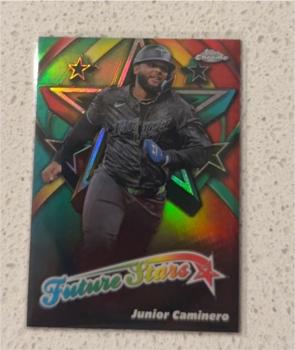 2025 Topps Chrome #FS-18 Junior Caminero Future Stars — front
