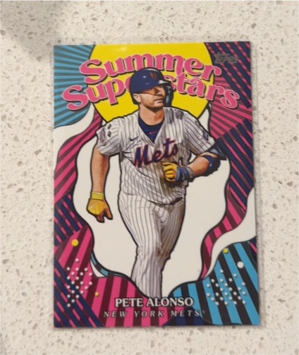 2025 Topps Series 2 #SS-26 Pete Alonso Summer Superstars — front