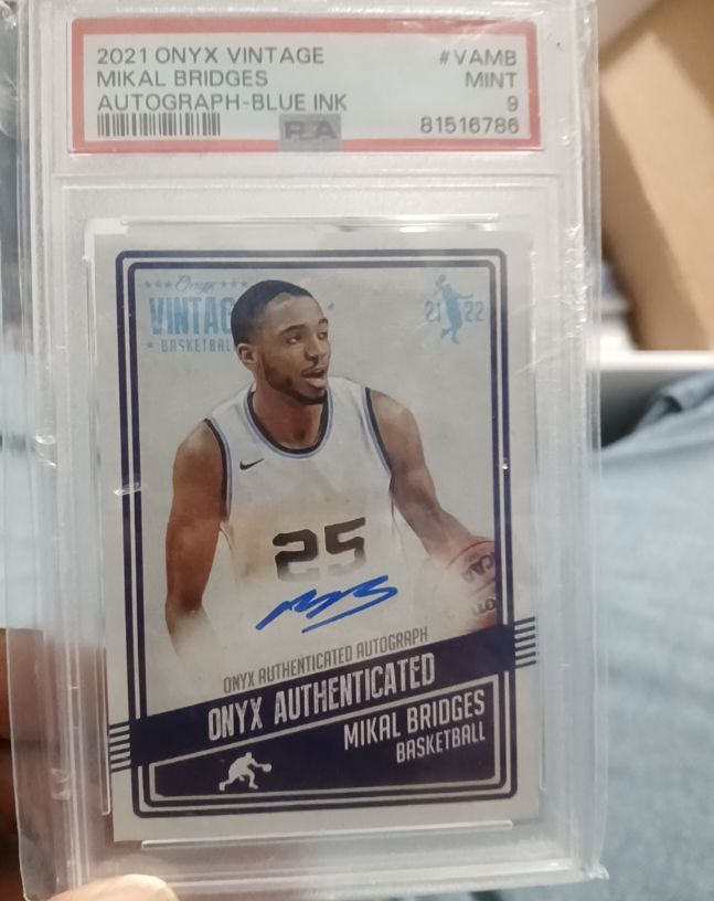 2021 Onyx Vintage #VAMB Mikal Bridges — front