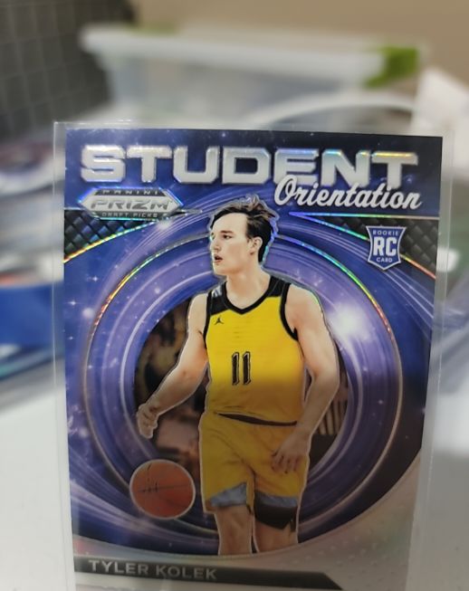 2024 Panini Prizm Draft Picks Student Orientation #11 Tyler Kolek — front