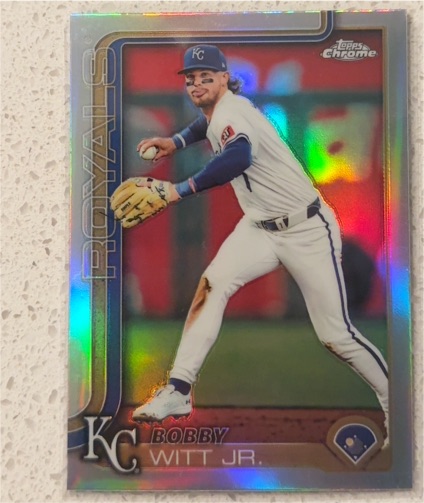 2025 Topps Chrome #93 Bobby Witt Jr. — front