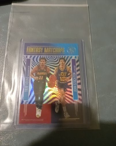 2020 Panini Fantasy Matchups #FM-11 Trevon Duval / John Stockton — front