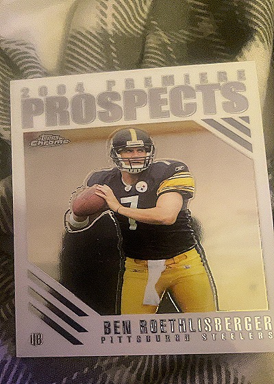2004 Topps Chrome Premiere Prospects #PP1 Ben Roethlisberger — front