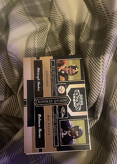 2004 Playoff Honors Rookie Quads Bernard Berrian/Demetrius Williams/Derrick Mason Baltimore Ravens — front