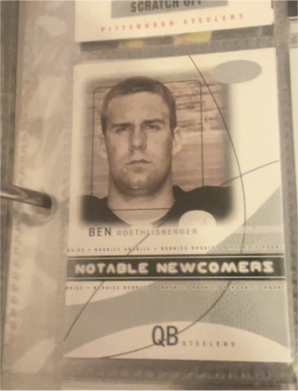 2004 Fleer Hot Prospects #3NN Ben Roethlisberger Rookie Notable Newcomers — front