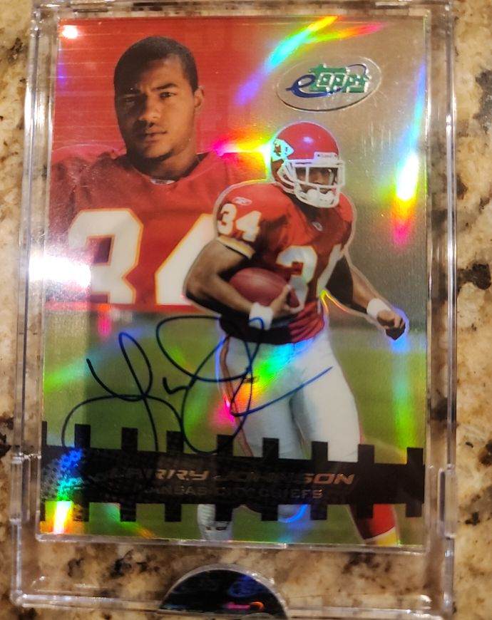 2021 Prizm #196 Larry Johnson — front