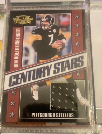 2007 Donruss Threads Century Stars #CS-7 Ben Roethlisberger — front