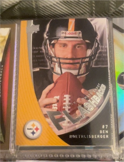 2008 Upper Deck Rookie Exclusives Photo Shoot Flashbacks #RPSF18 Ben Roethlisberger — front
