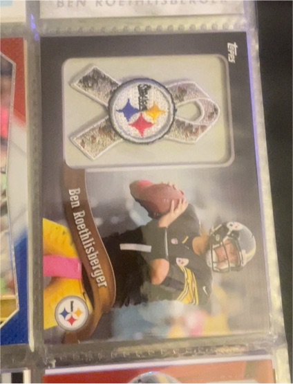 2004 Topps Ben Roethlisberger Pittsburgh Steelers Patch Card — front