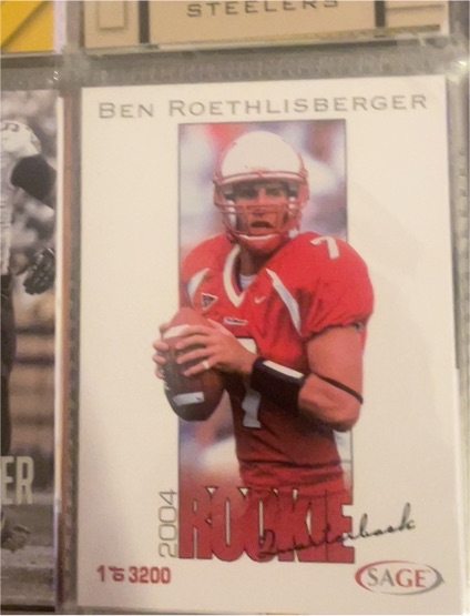 2004 Sage #35 Ben Roethlisberger Rookie — front