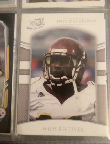 2010 Press Pass PE #7 Antonio Brown — front