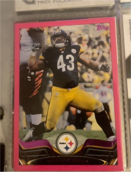 2013 Topps #180 Troy Polamalu — front