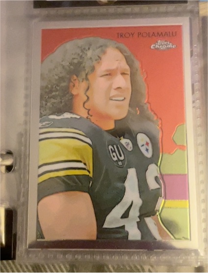 2009 Topps Chrome 1935 Chicle Design #C24 Troy Polamalu — front