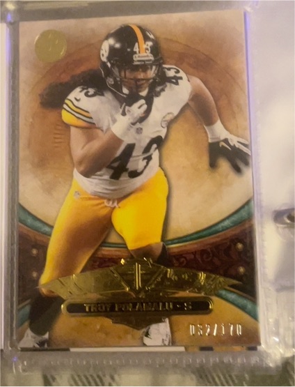 2013 Topps Triple Threads #43 Troy Polamalu — front