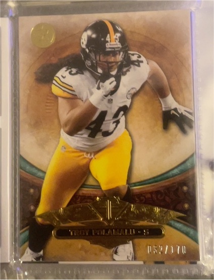 2013 Topps Triple Threads #76 Troy Polamalu — front