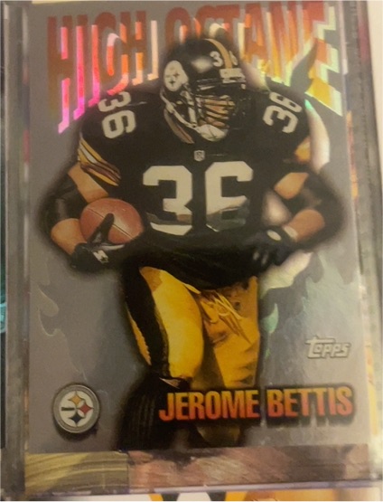1997 Topps High Octane #HO-2 Jerome Bettis — front