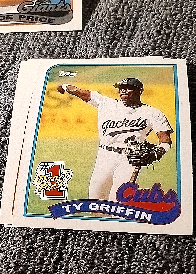1989 Topps #713 Ty Griffin — front