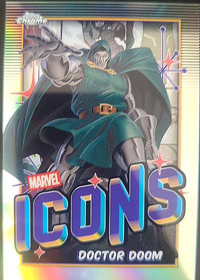 2025 Topps Chrome Marvel Icons #MI-1 Doctor Doom — front