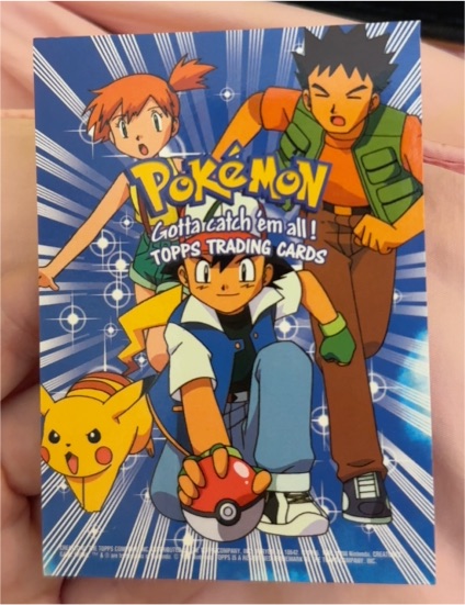 1999 Topps Pokémon The First Movie Animation Edition Checklist — front