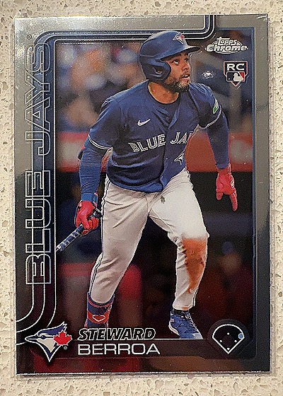 2025 Topps Chrome #622 Steward Berroa — front