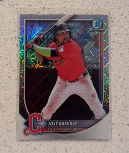 2025 Bowman Chrome #89 José Ramírez — front