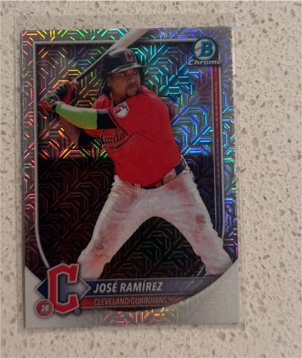 2025 Bowman Chrome Mojo Refractor #89 Jose Ramirez — front