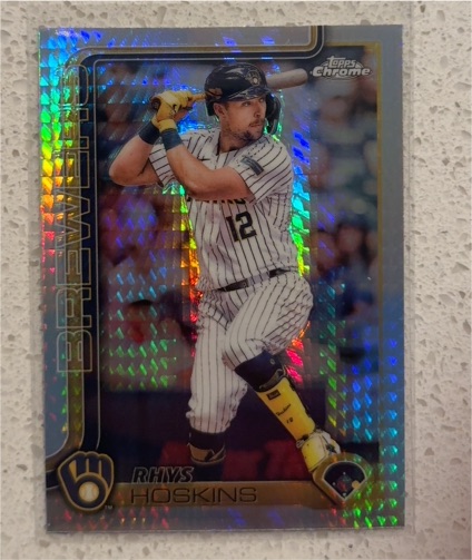 2025 Topps Chrome #98 Rhys Hoskins — front