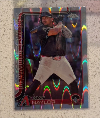 2025 Topps Chrome #15 Josh Naylor — front