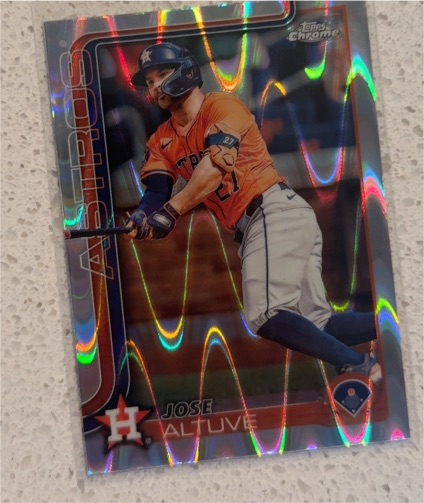 2025 Topps Chrome #56 Jose Altuve — front